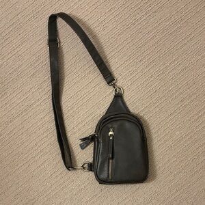 Stylish Gray Crossbody Bag